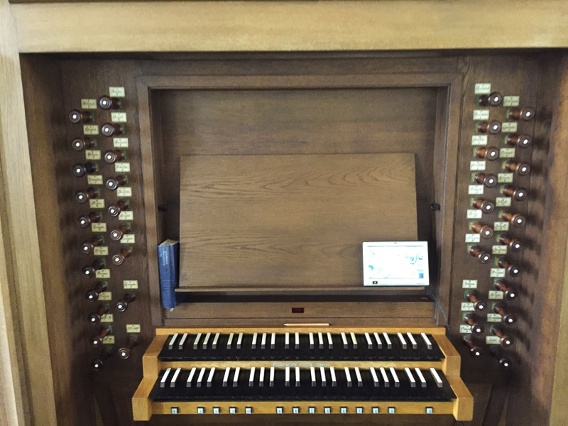 Klais Orgel Spieltisch Rotenburg
